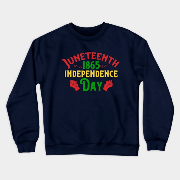 JUNETEENTH INDEPENDENCE DAY Crewneck Sweatshirt by Banned Books Club